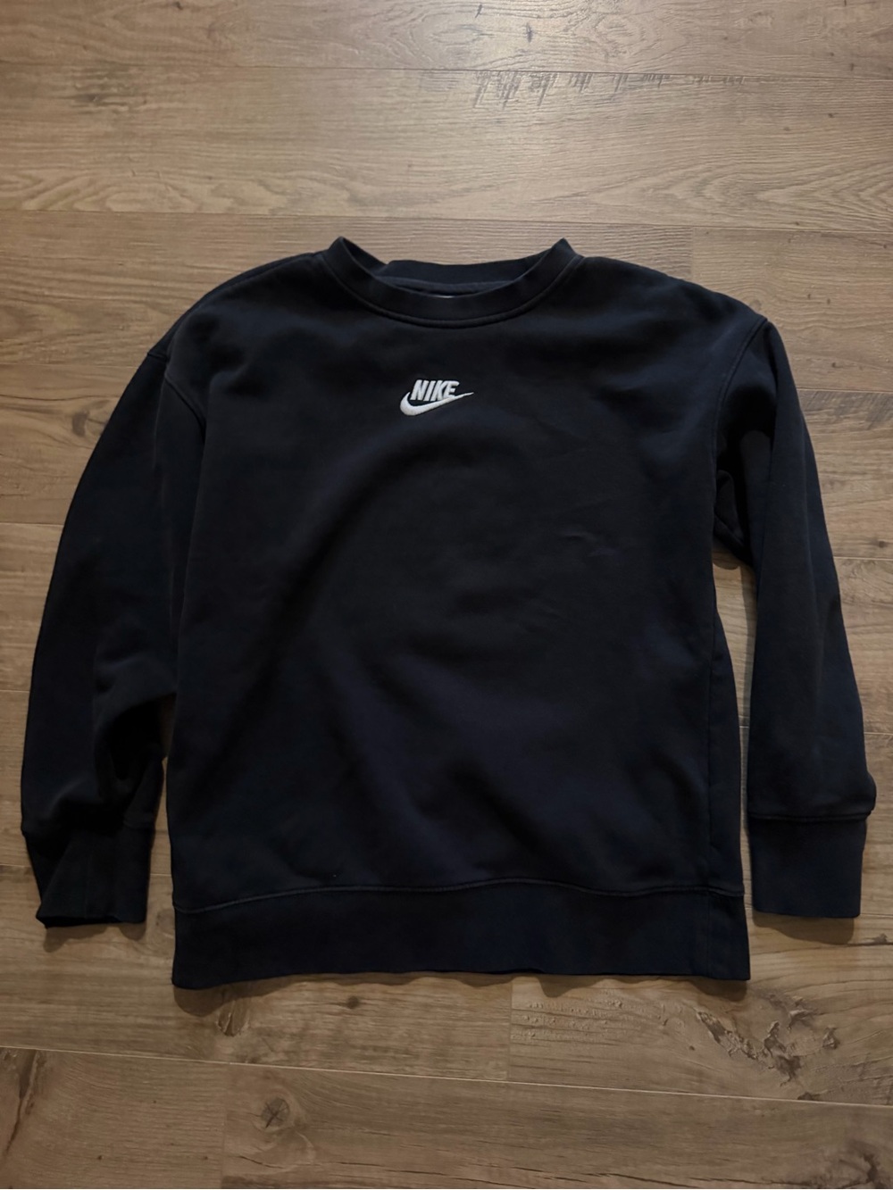 Nike kids Black Crewneck Sweatshirt